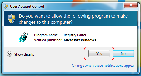 Screencap showing the permissions prompt